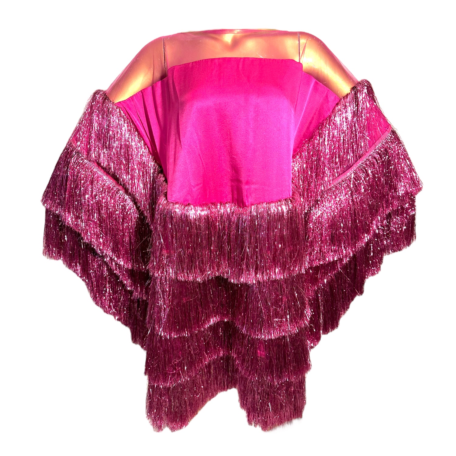 Women’s Pink / Purple Luxe Backless Pink Bonbon Frou Dress One Size Julia Clancey
