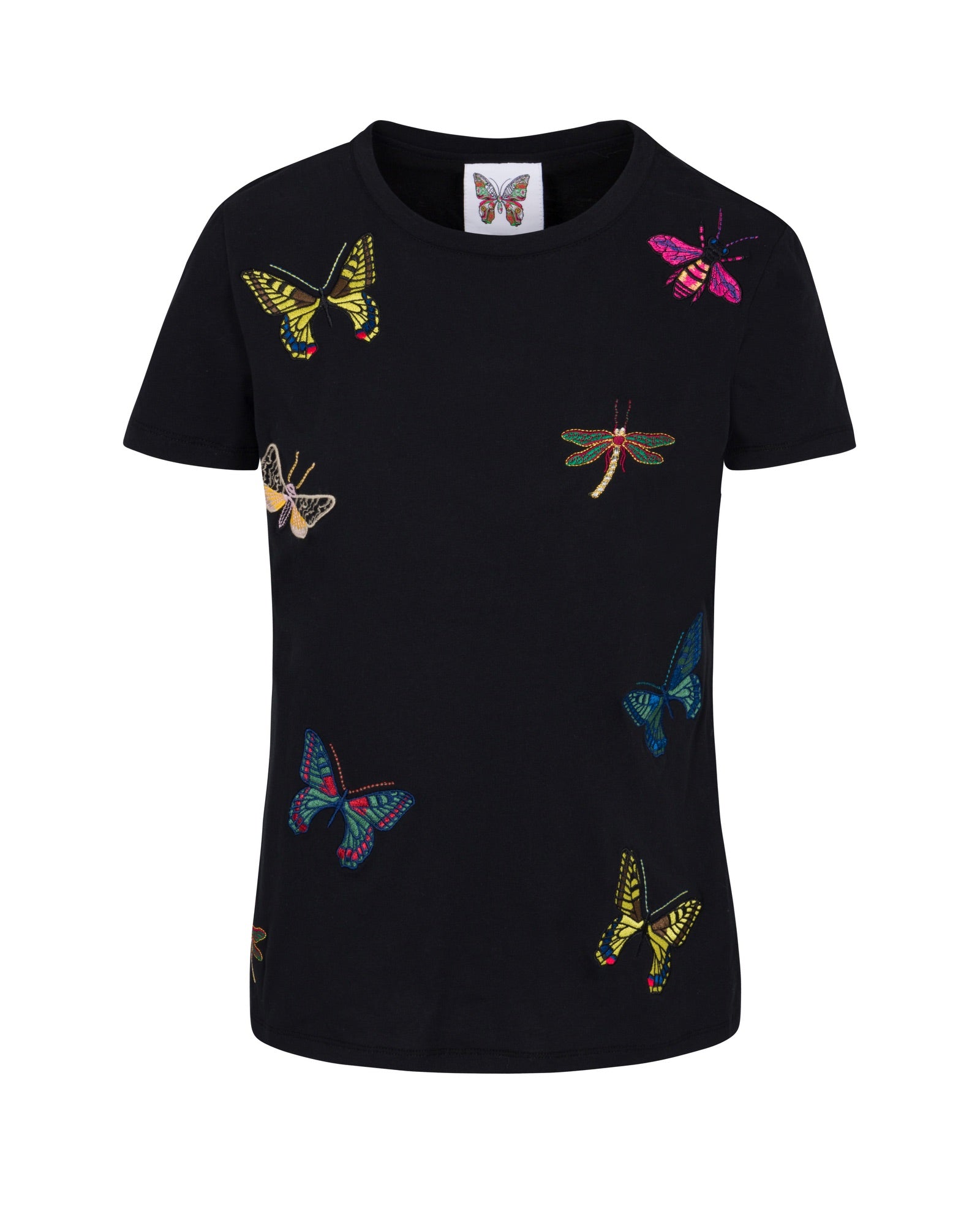 Women’s The Jitterbug Embroidered T Shirt - Black Small Meghan Fabulous