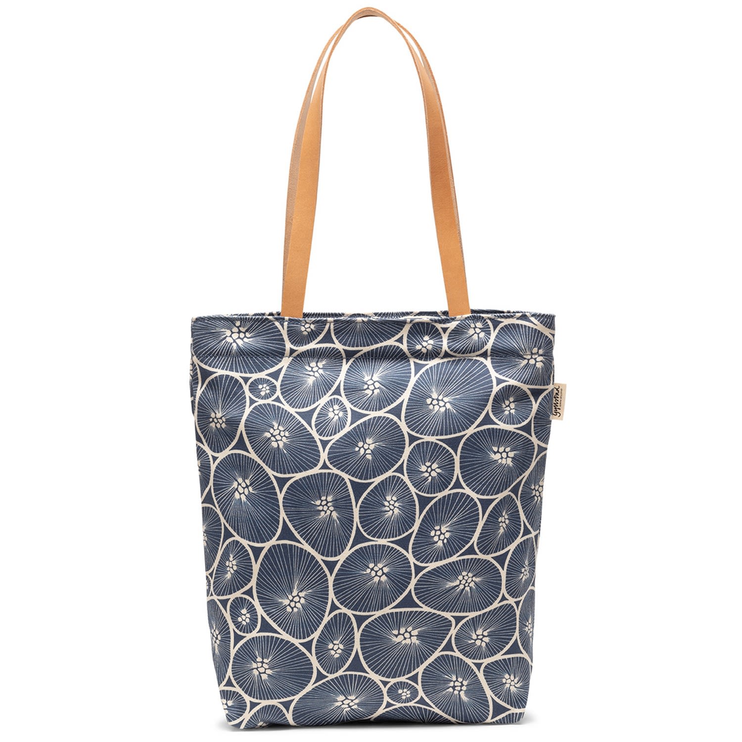 Women’s Korall Blue Tote Bag With Leather Handles Gyllstad