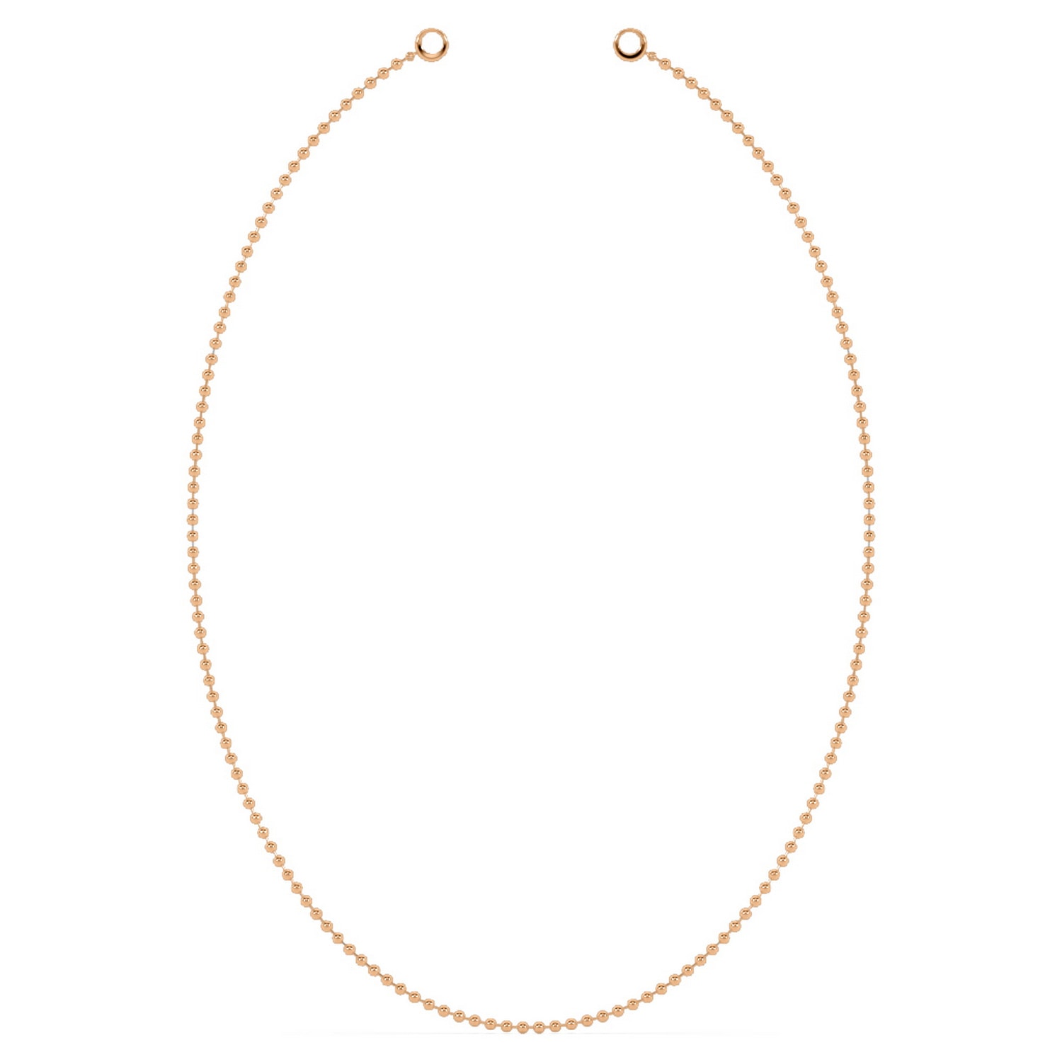 Women’s Maxi Sphere Long Chain / Waist Chain - Rose Gold Oni Fine Jewelry