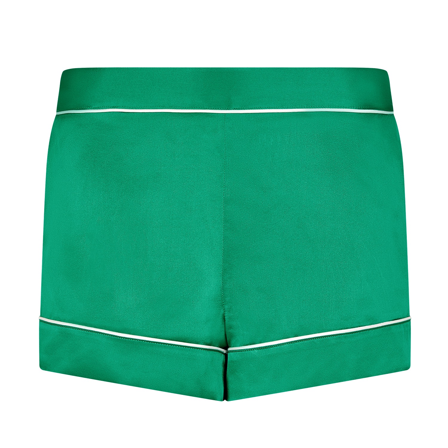 Women’s Emerald Green Silk Shorts Small Two Bees London