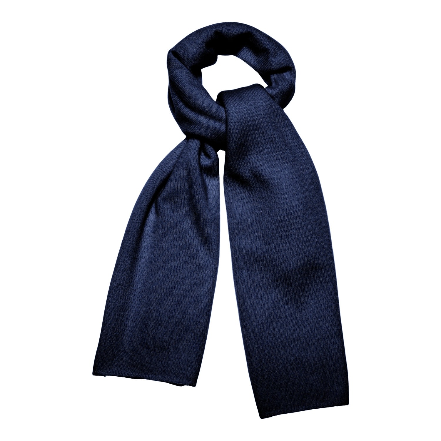 Women’s Cashmere Lofty Blanket Scarf In Midnight Blue One Size Loop Cashmere