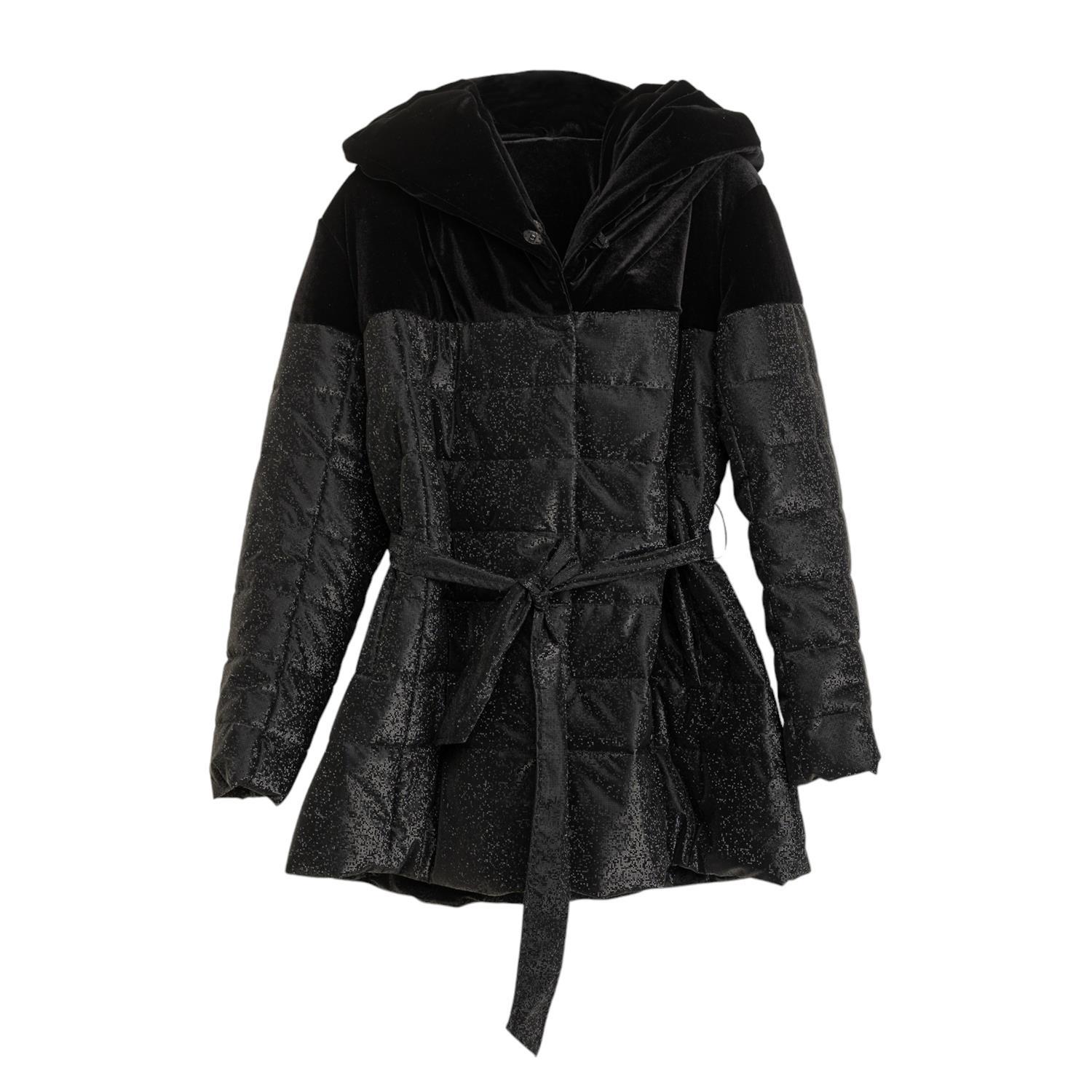 Women’s Quilted Parka Black Small Niza