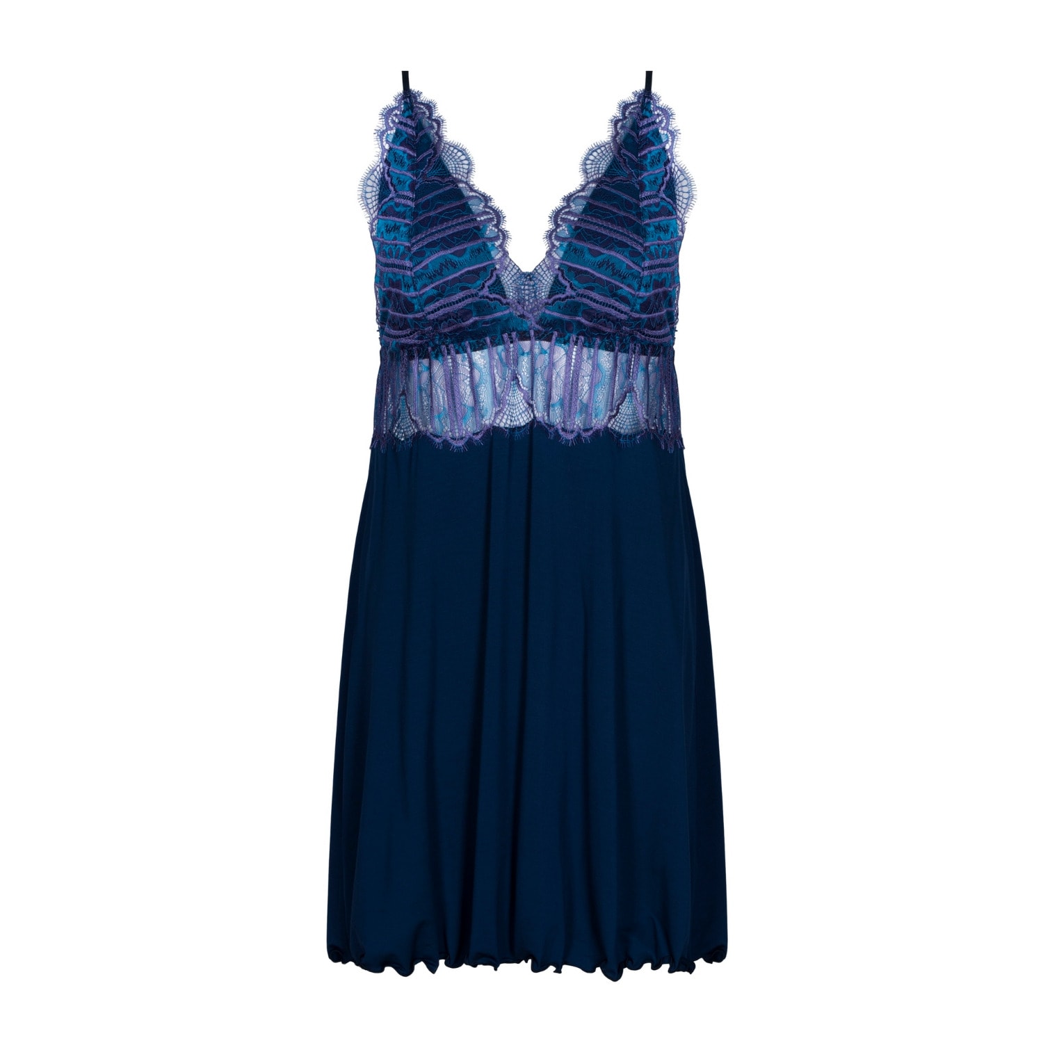 Women’s Sensual Sleep Dress Marine Blue Small Oh!Zuza Night & Day