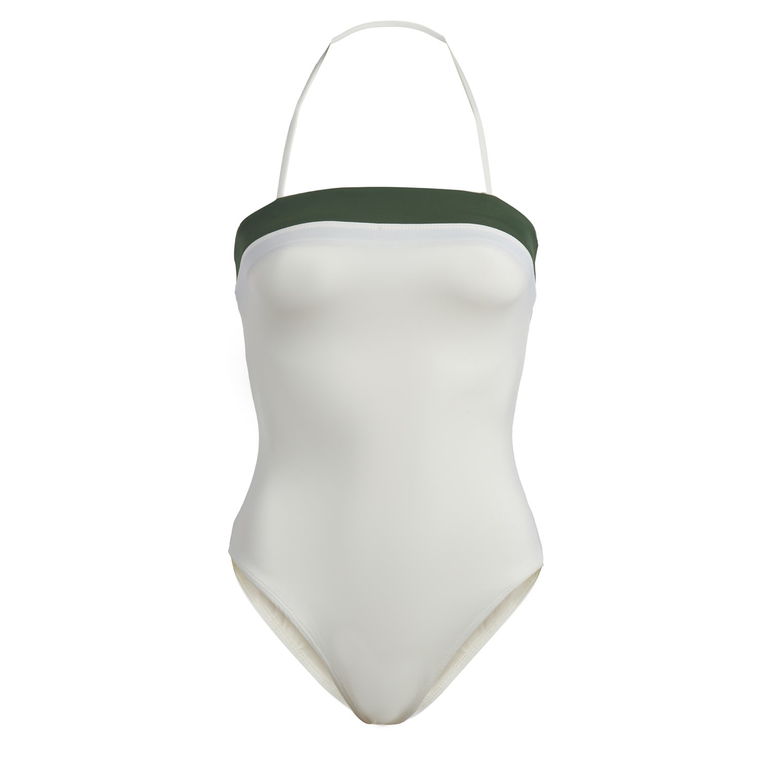 Women’s The Erin One Piece - White Large Olive Surf