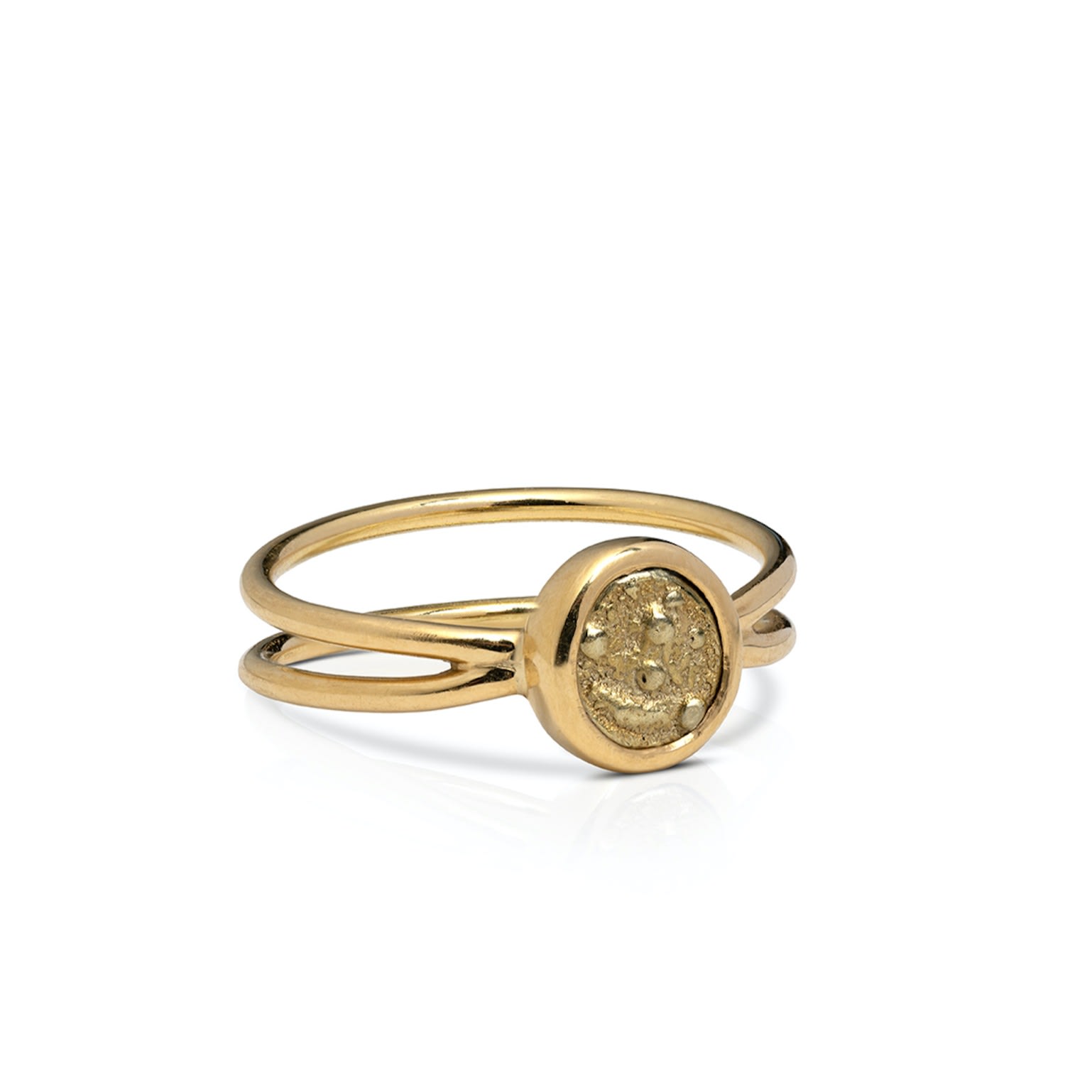 Women’s Gold Sardes Electrum Hemihekte-Twelfth Ring Kallos Fine Jewellery