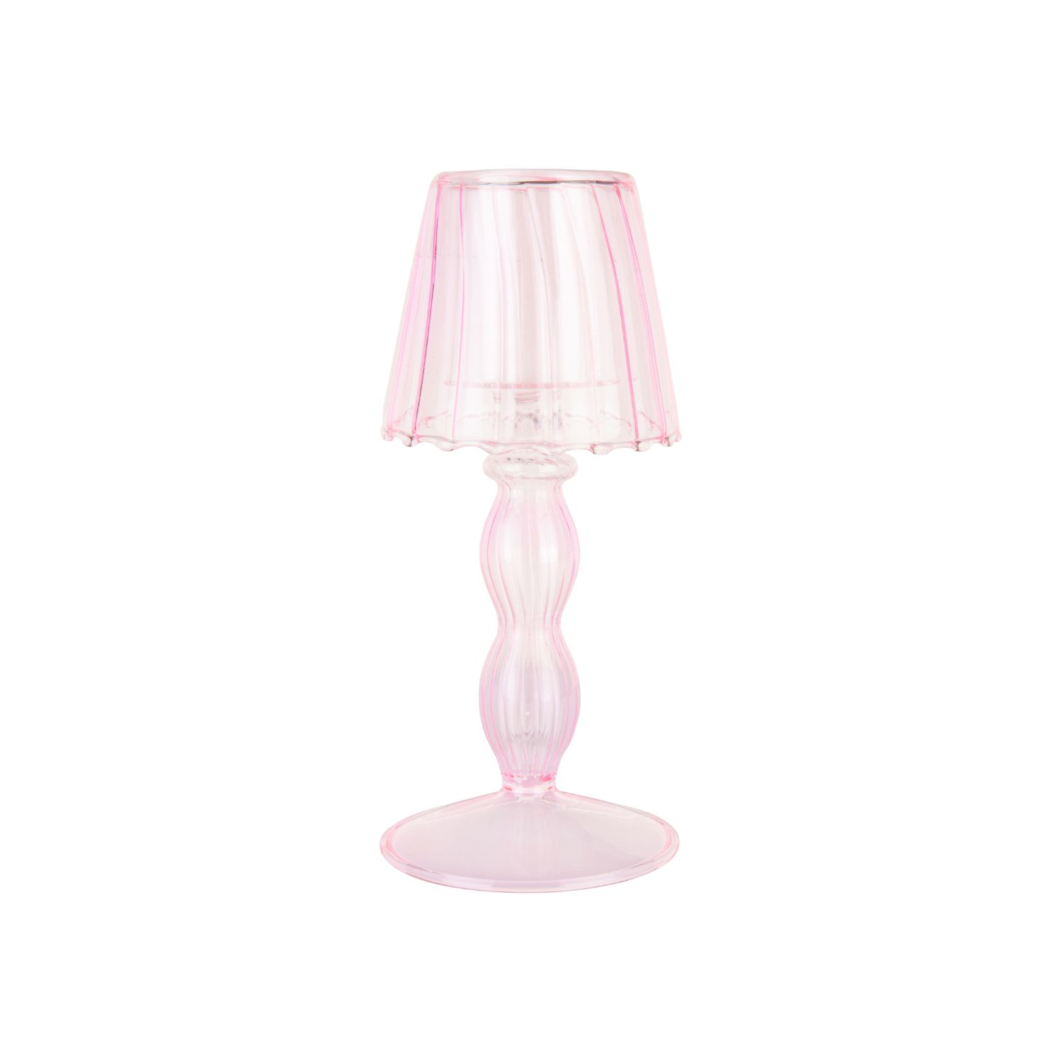 Pink / Purple Polly Candle Lantern Pink One Size Lepelclub