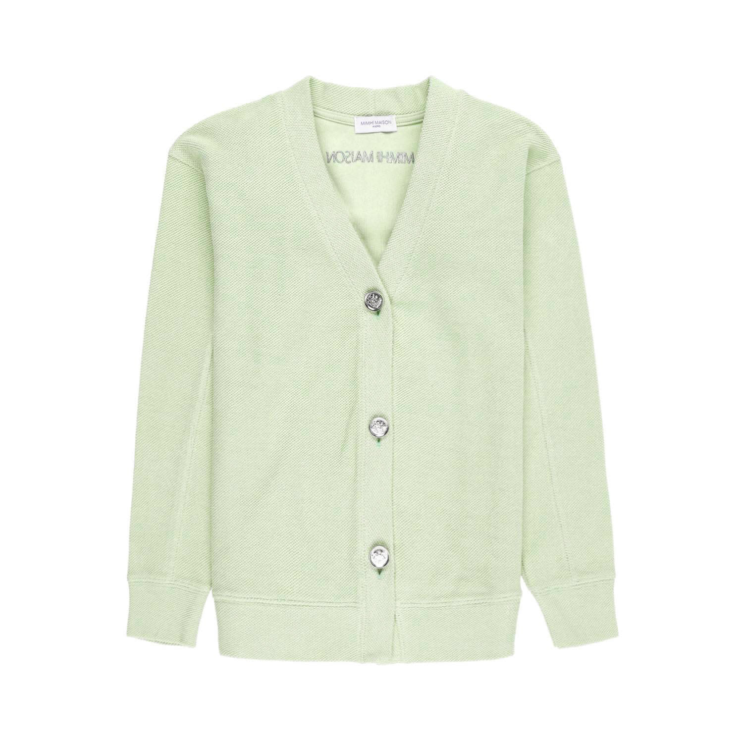 Women’s Green Rosie Cardigan - Mint Small Mimhí Maison