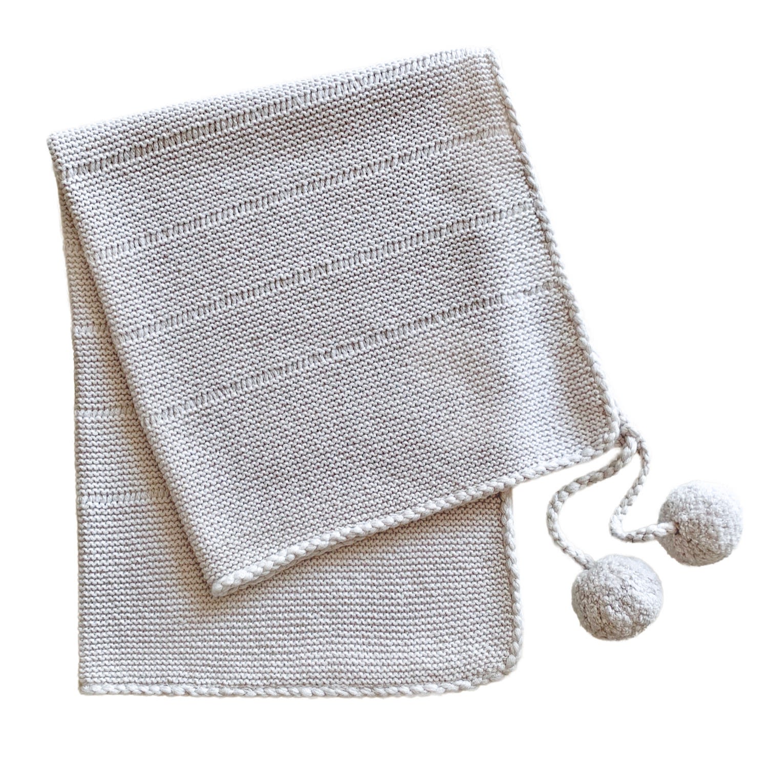 Grey Gloria Cashmere Baby Blanket In Light Gray Grace Cashmere Zurich