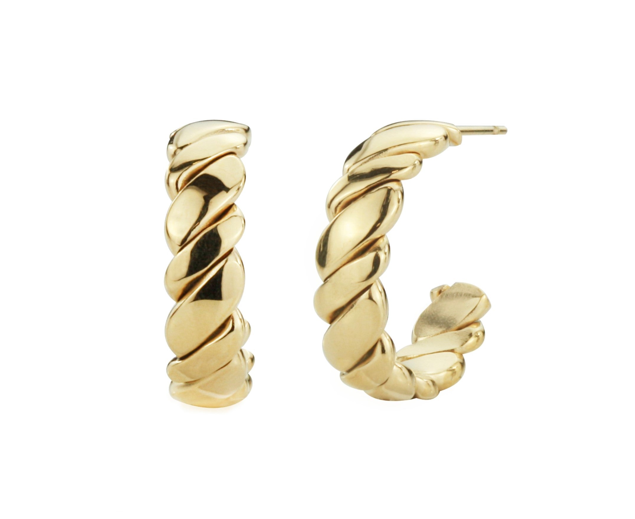 Women’s Gold Hoop Earrings Emma Holland Jewellery