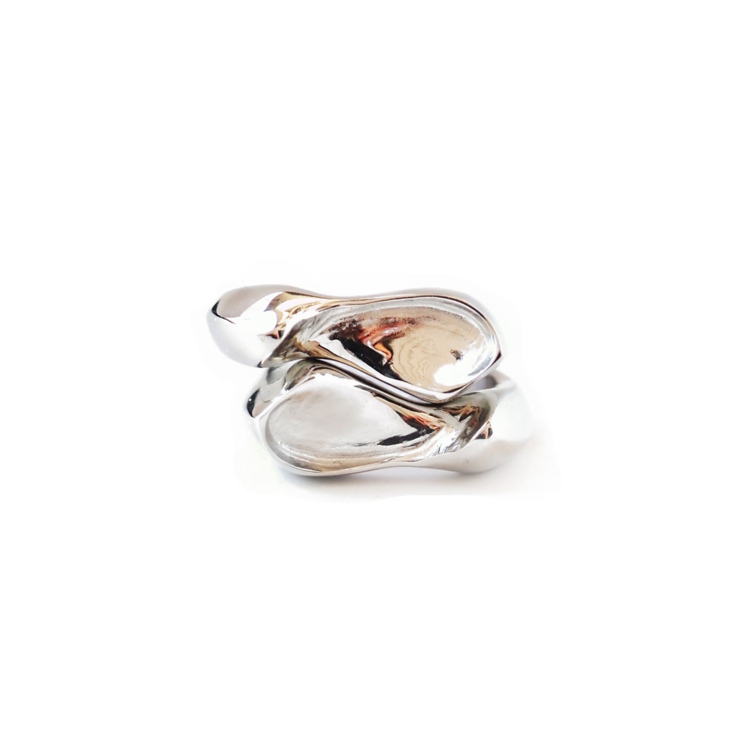 Women’s Fortitude High Tide Ring Set - Silver Amatostyle