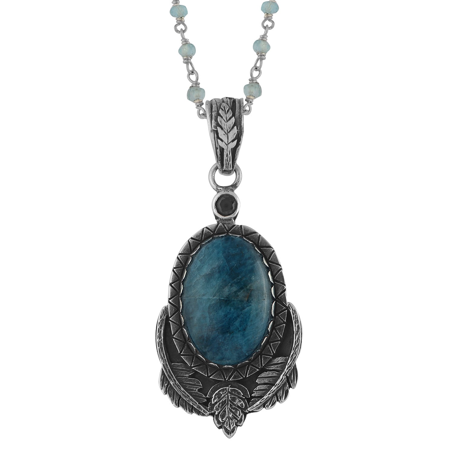 Women’s Blue Avalina Apatite Pendant Emma Chapman Jewels