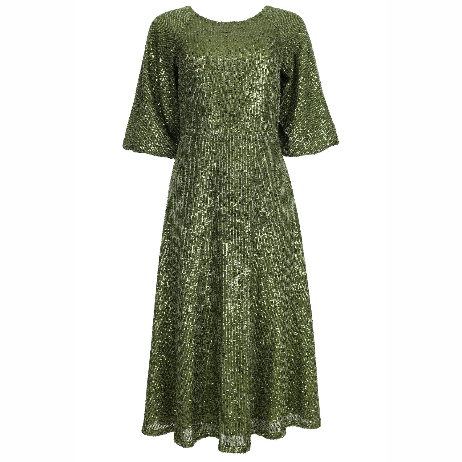 Women’s Crimson & Clover Green Exile Dress Medium Traffic People