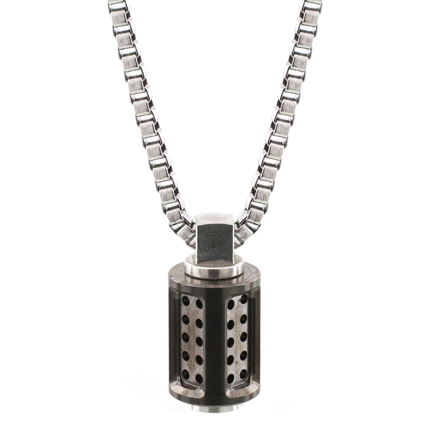 Men’s Grey Aero Graphite Necklace Bailey of Sheffield