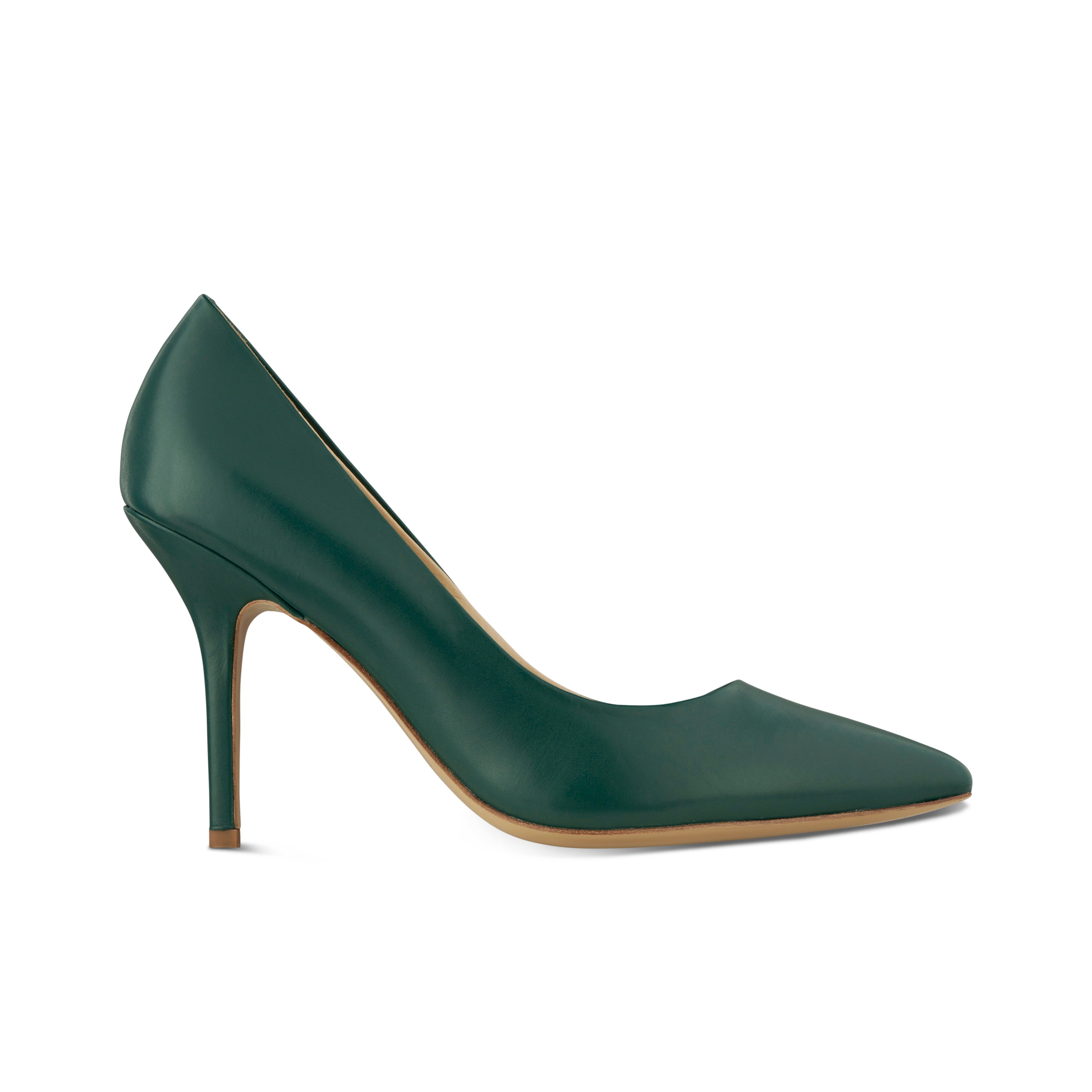 Women’s Castleton Green Calfskin Pumps 5 Uk Icy Wong