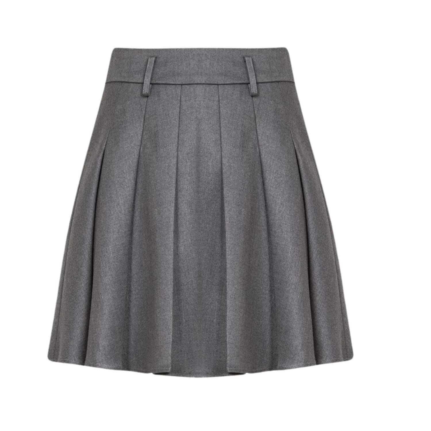 Women’s High Waisted Skort In Grey Large Clich Reborn