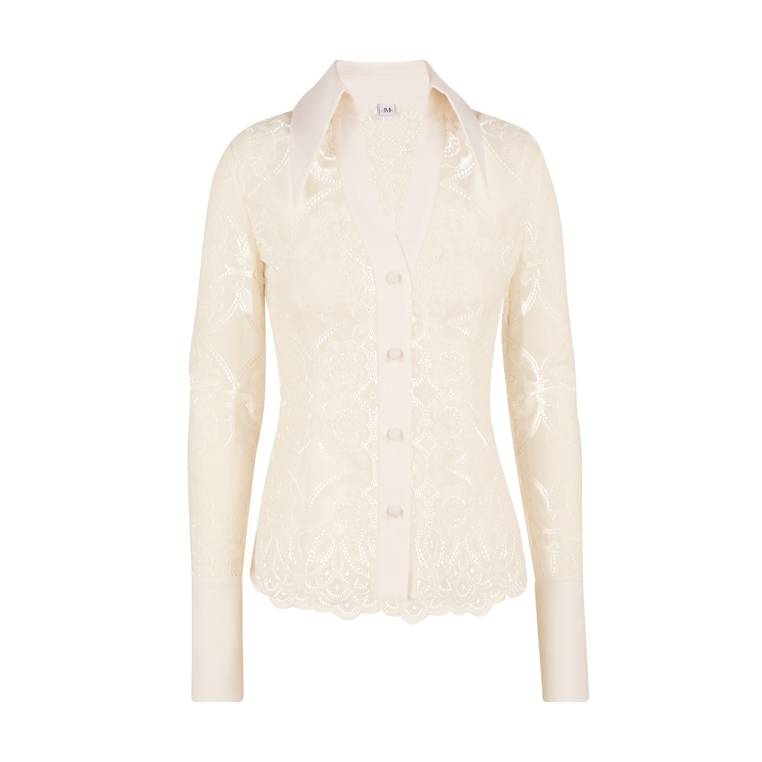 Women’s White Alhambra Shirt Small Ama the Label