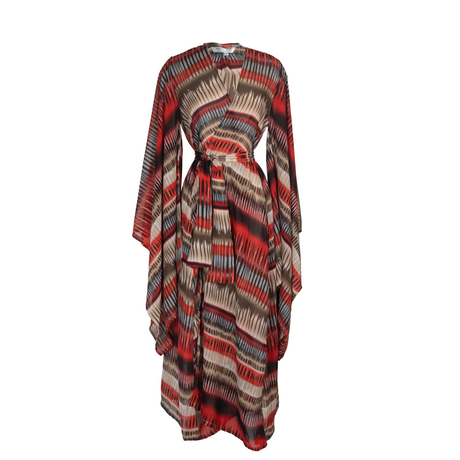 Women’s Red Nicoya Kimono Extra Large Jennafer Grace