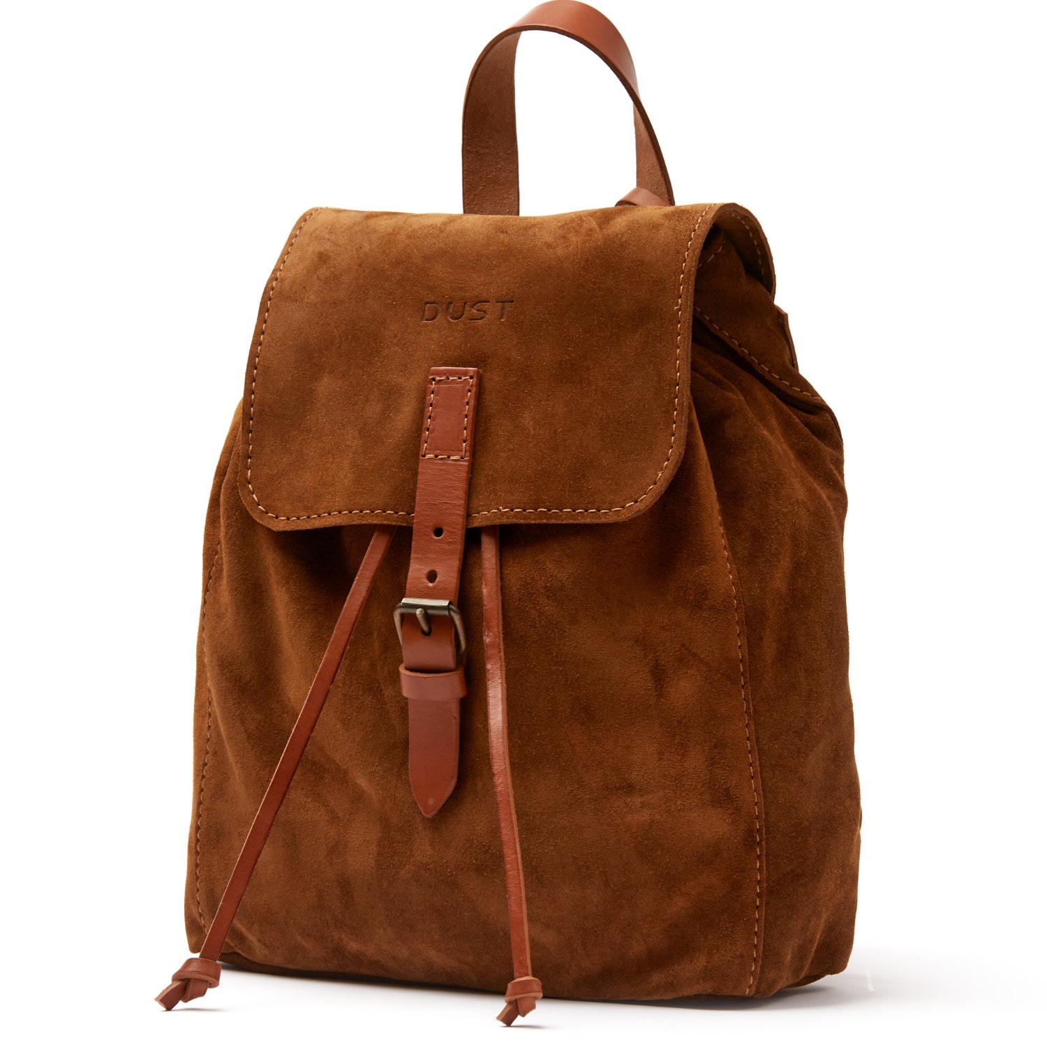 Women’s Leather Backpack Brown Venice Collection The Dust Company