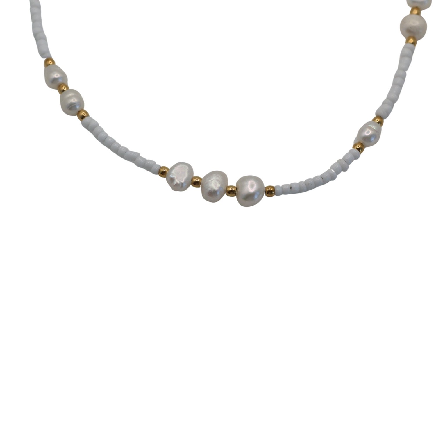 Women’s Gold / White Oahu Chain Tikkhu Jewelry