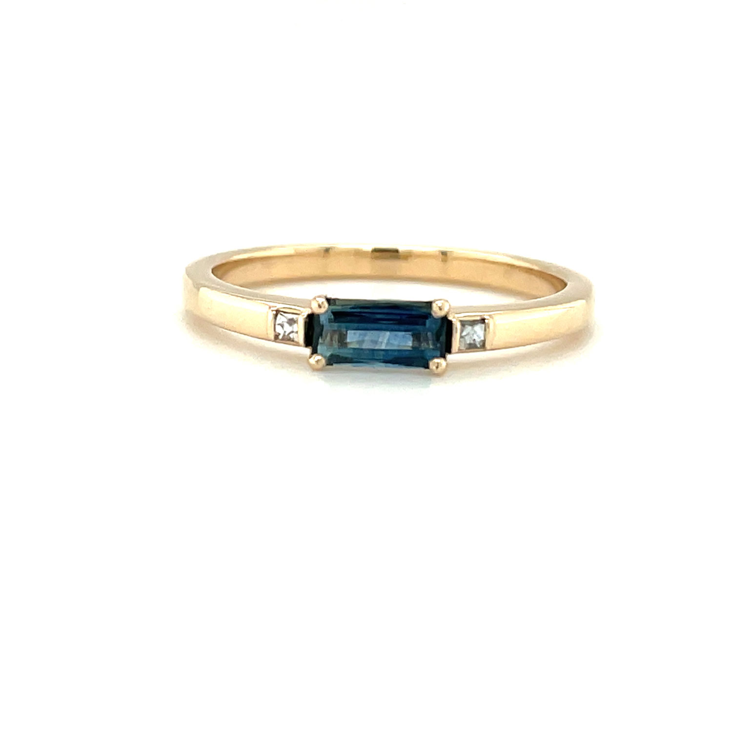 Women’s Gold Dillon Montana Sapphire Ring Ilah Cibis Jewelry