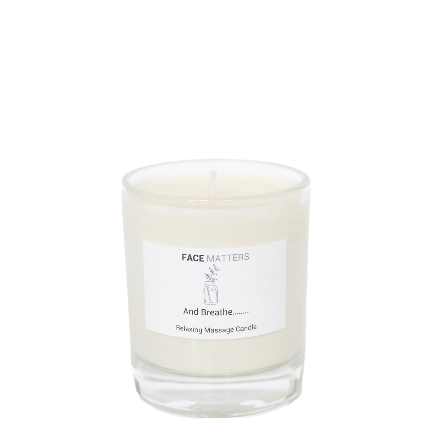 Neutrals And Breathe . . . Massage Candle One Size Face Matters Skincare