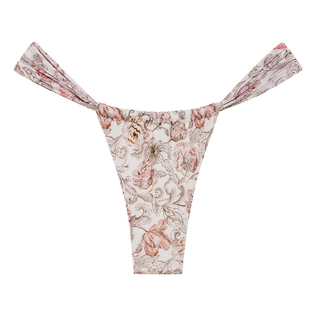 Women’s Pink / Purple / White Venecia Floral Sandra Bikini Bottom Medium Montce Swim