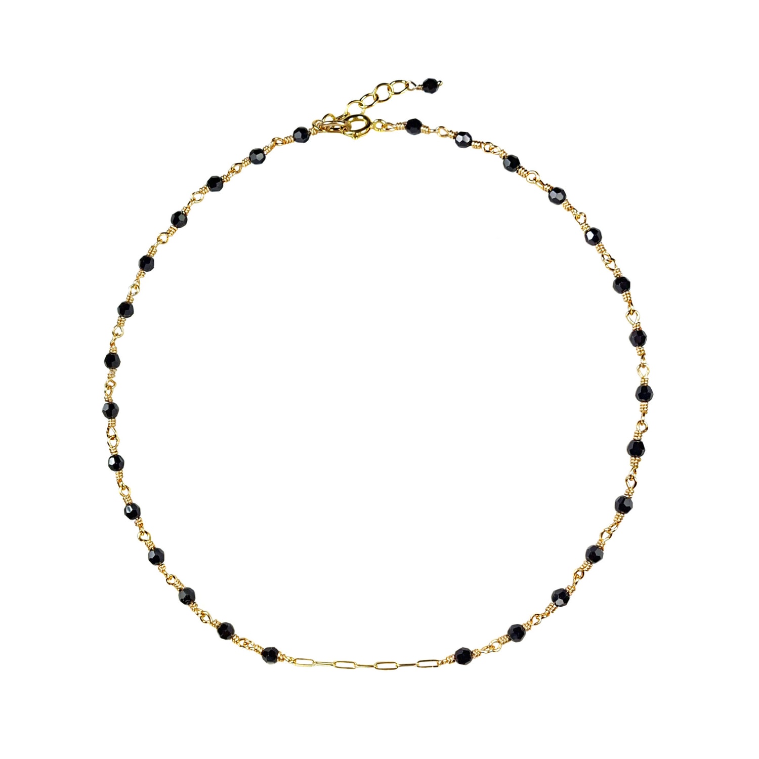 Women’s Myria Black Crystal Choker Maria Moyseos