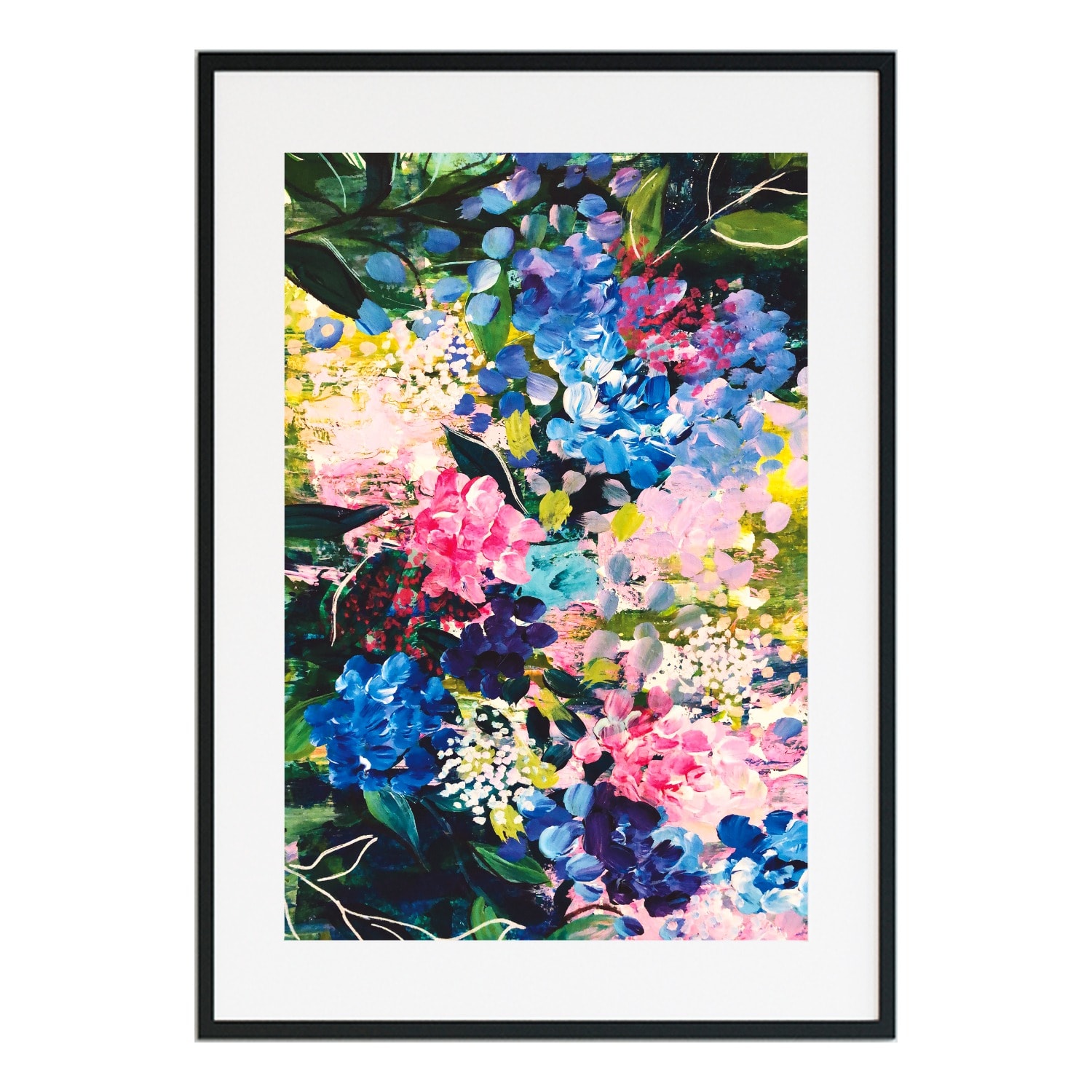 Shimmering Florets - Abstract Floral Print Jessica Slack Studio