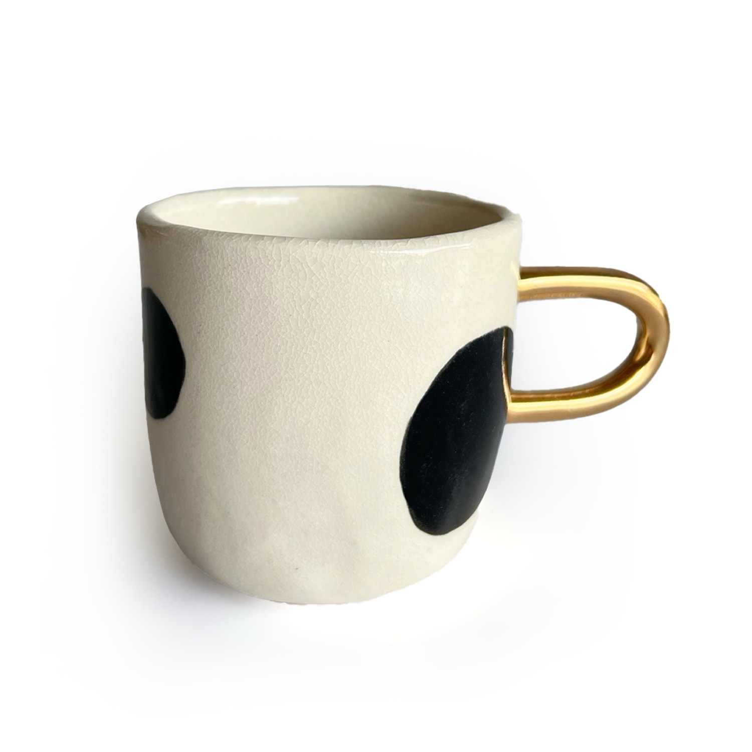 Black / White Noir Dotty Espresso Cup Quiero June