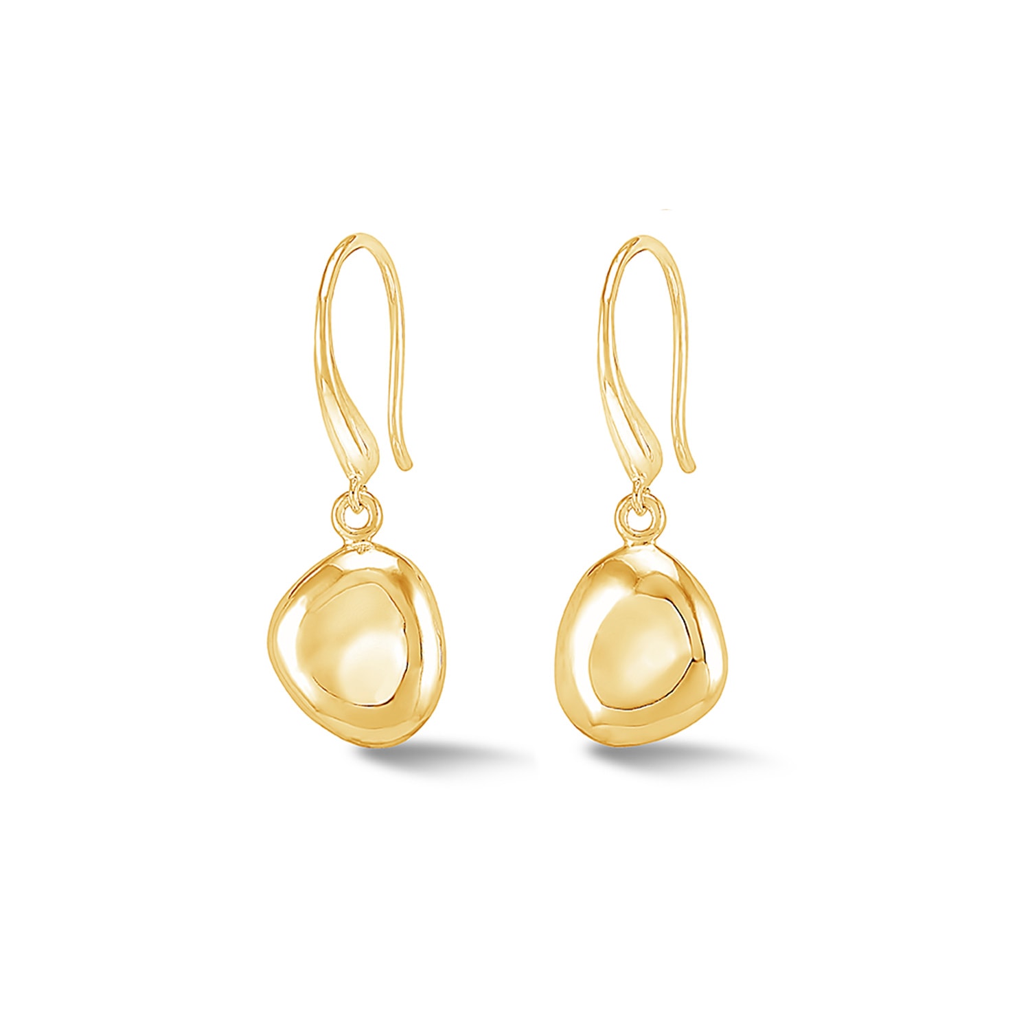 Women’s Pebble Drop Earrings In Gold Dower & Hall