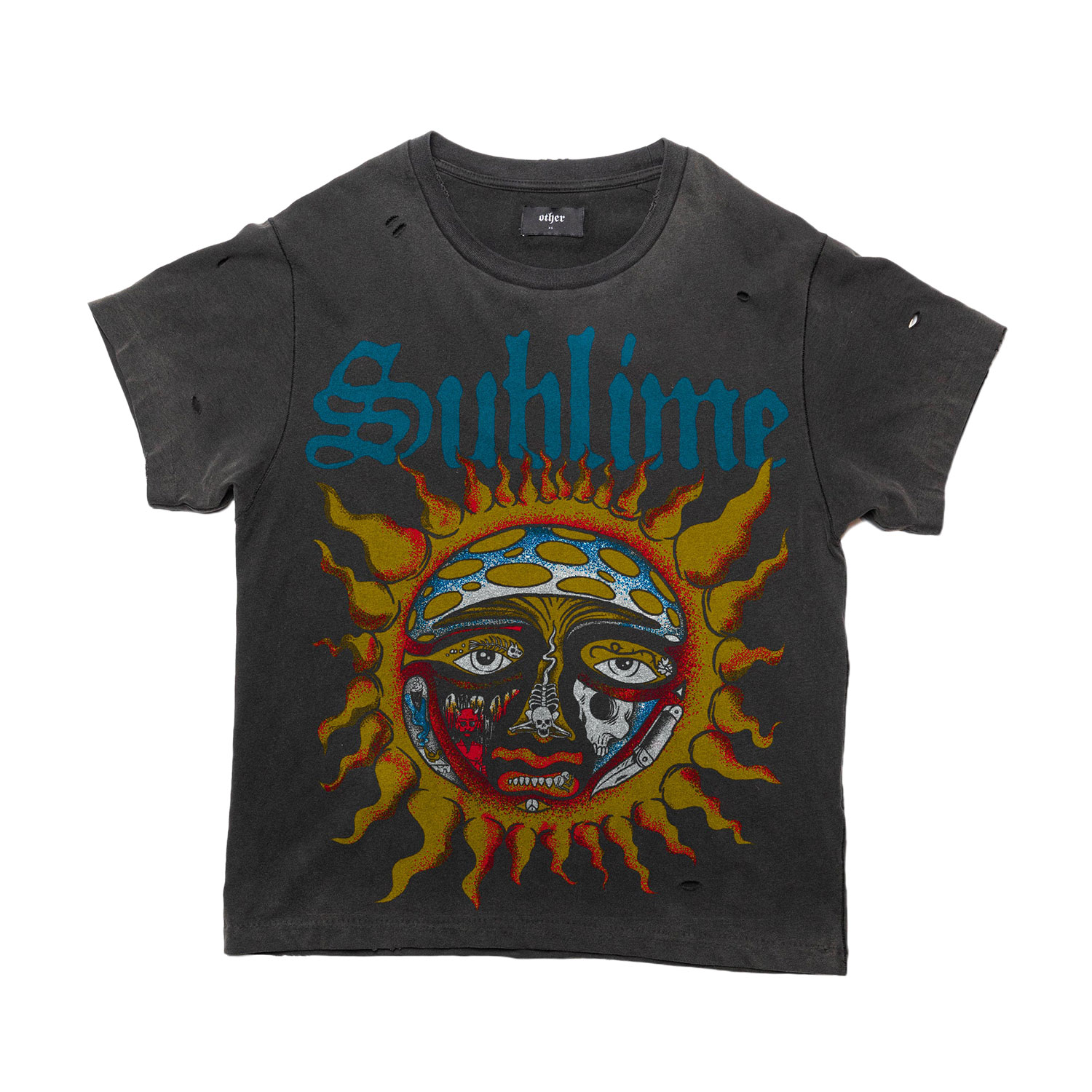 Women’s Sublime - Nineteen Ninety-Five Tour - Vintage Band T-Shirt - Heavy Relic Black Extra Small OTHER UK