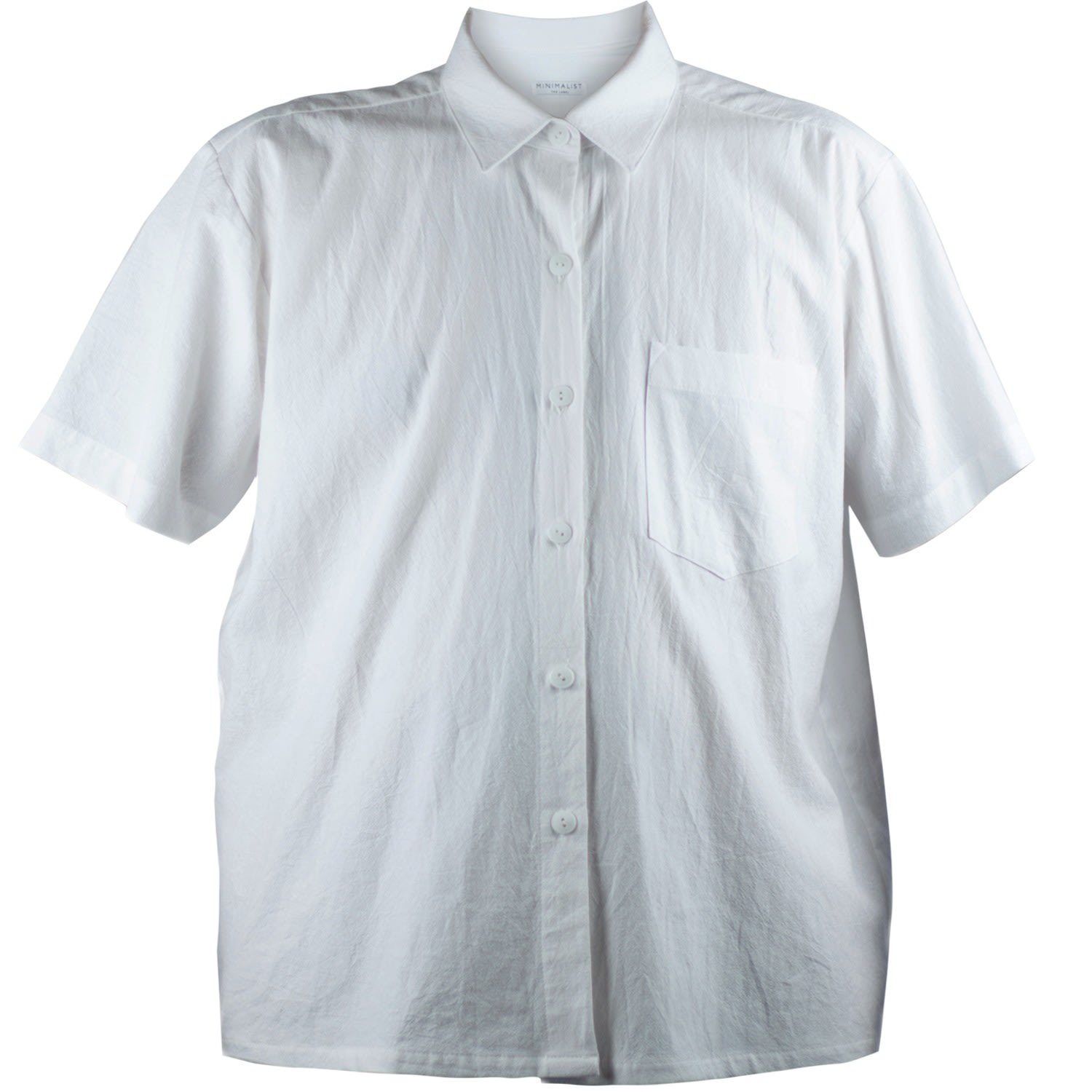 Men’s Dom Shirt White Medium Minimalist the Label