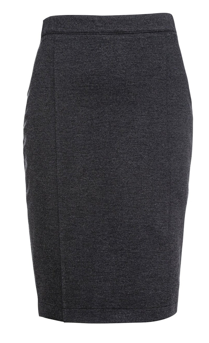 Women’s Grey Stretch Pencil Skirt Anthracite XXL Conquista