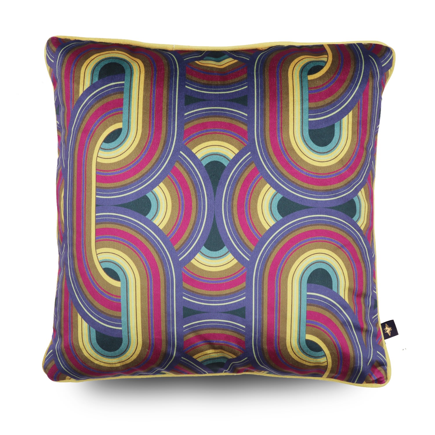 Rebel Knit Jasper Velvet Cushion The Curious Department