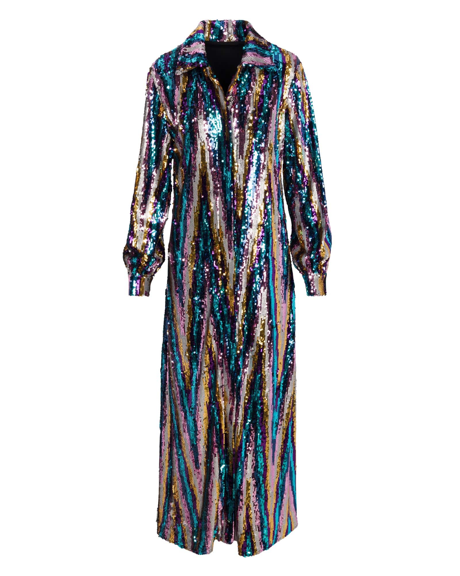 Women’s Martini Maxi Dress - Rainbow Glitter 4Xs Meghan Fabulous