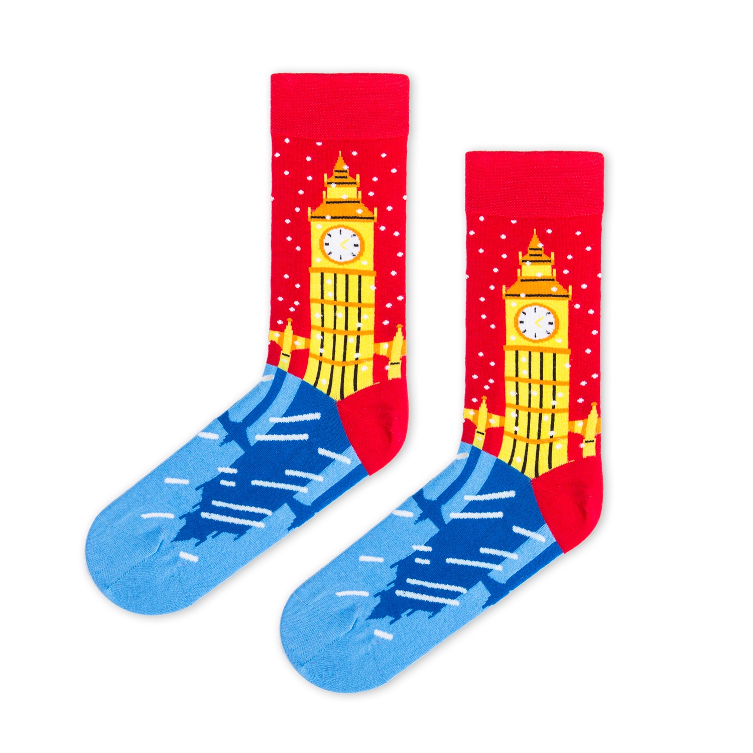 Men’s Red Magic Of London Socks By Kiki Ljung Small Look Mate London