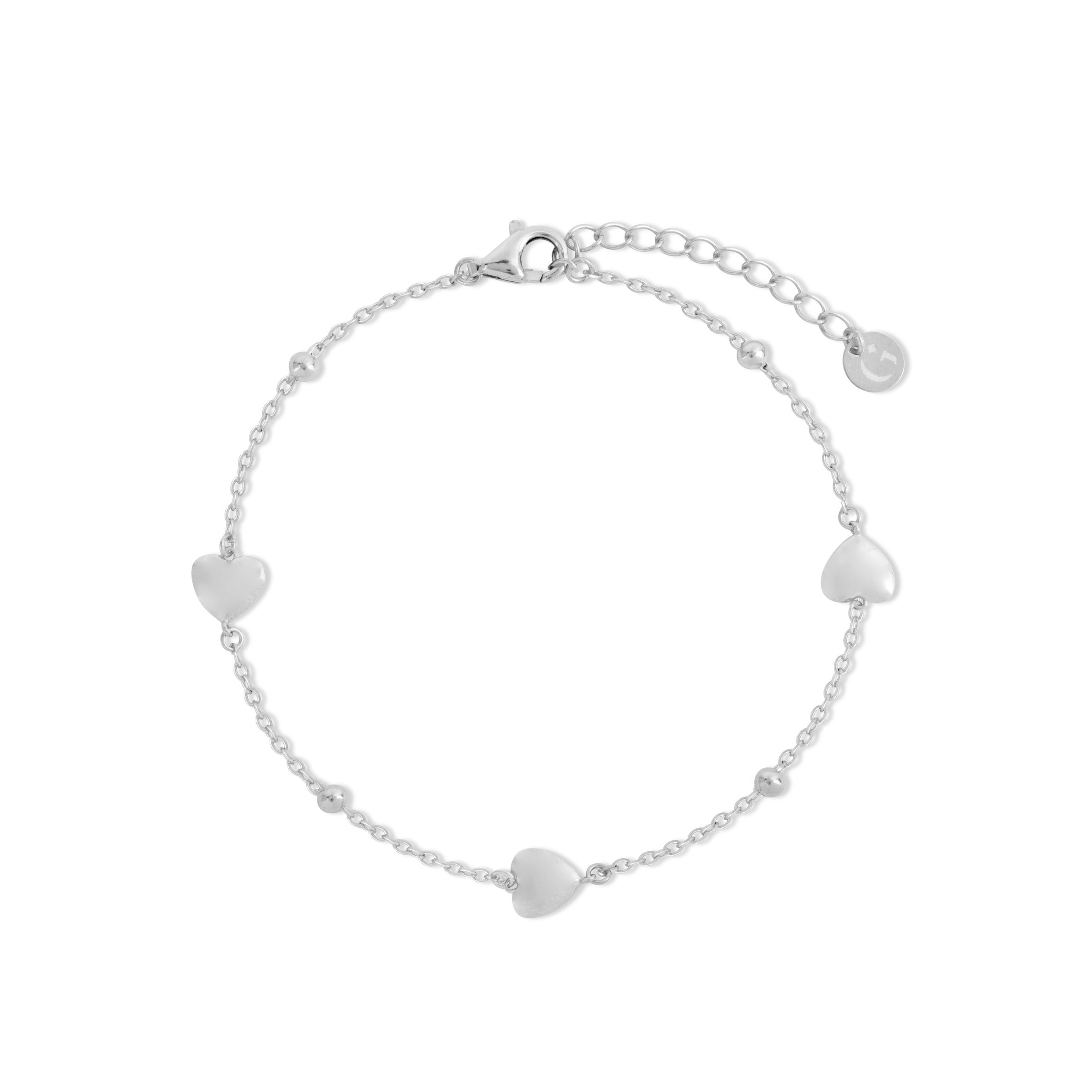 Women’s Hearts Satellite Bracelet In Silver Gold Trip