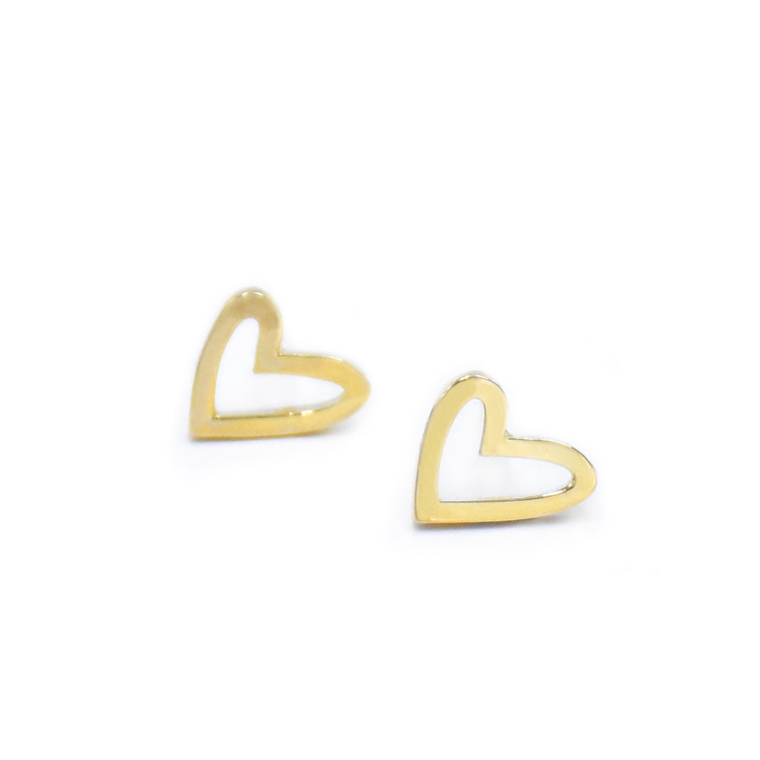 Women’s Love Earrings Gold Litzi