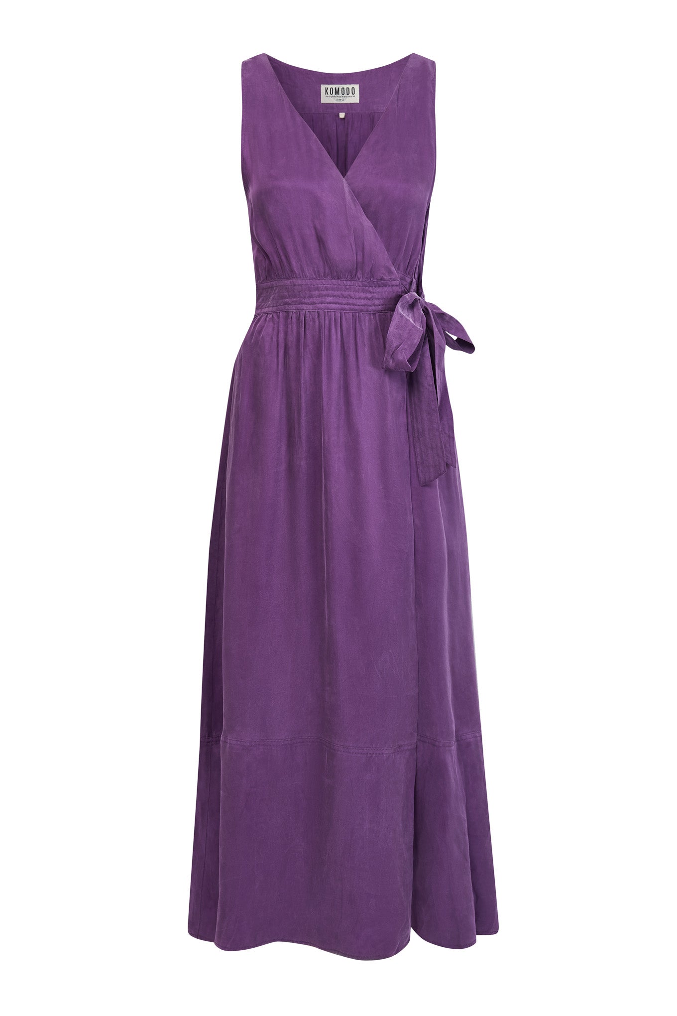 Women’s Pink / Purple Mika Dress - Cupro Viscose Purple Medium Komodo