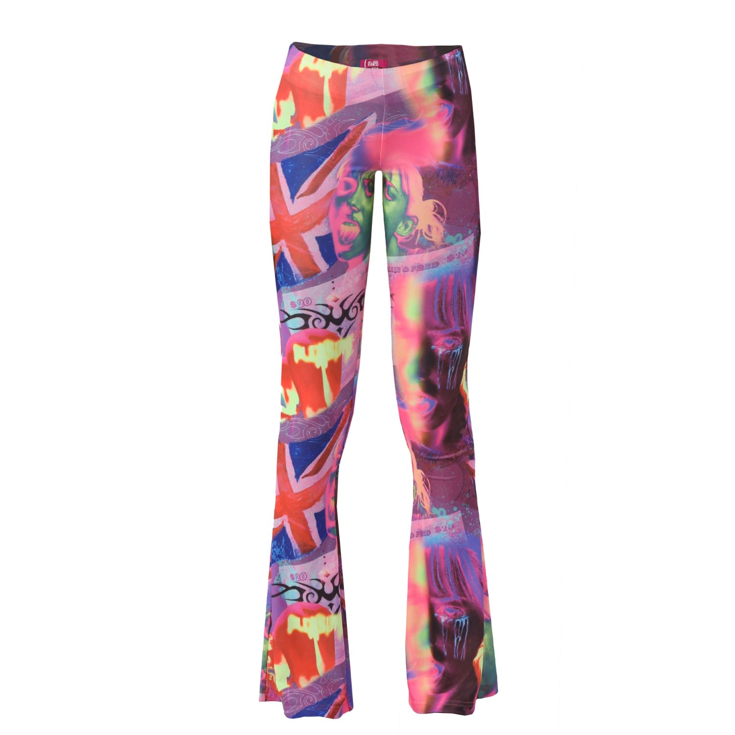 Women’s London Calling Print Trousers Extra Small Elsie & Fred