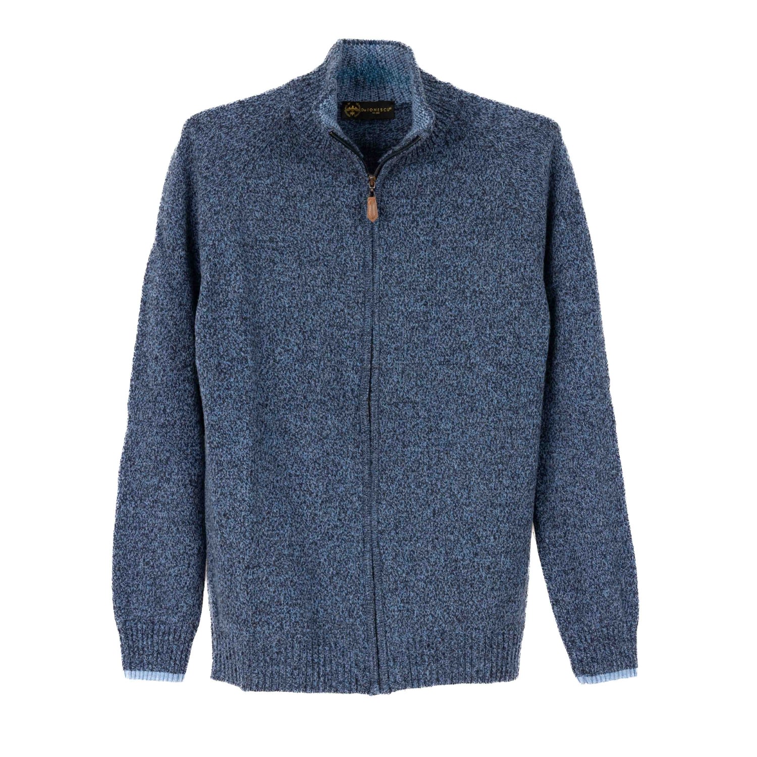 Men’s The Rodna Wool Cardigan - Dusk Blue Small De Ionescu Est. 2019