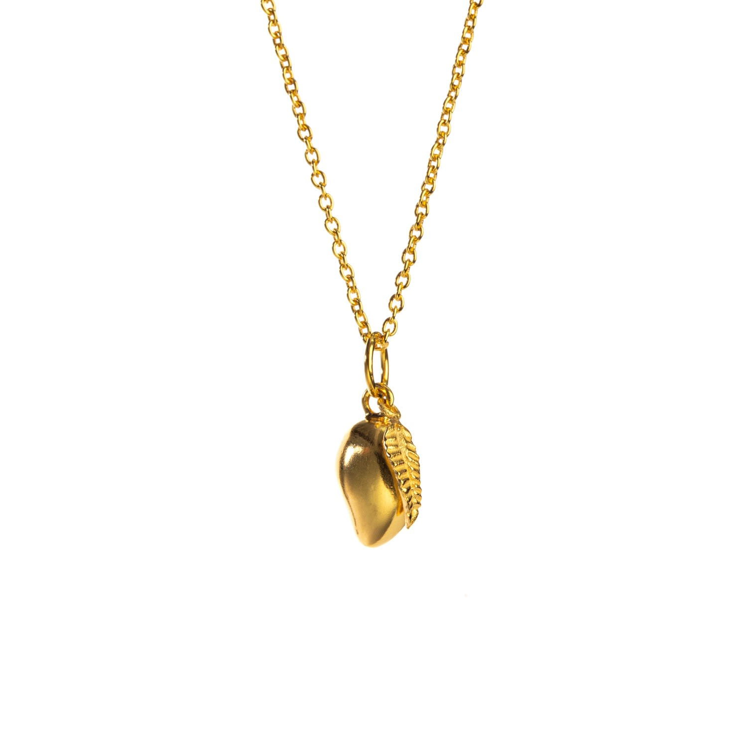 Women’s Sweet Mango Charm Necklace - Gold Vermeil Rize
