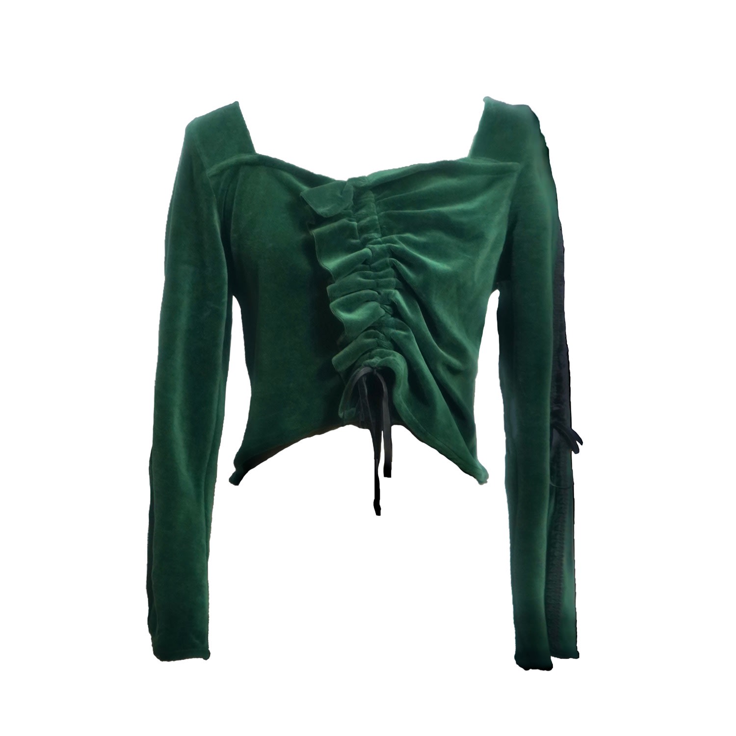 Women’s Green Forest Nymph Top Small Solai