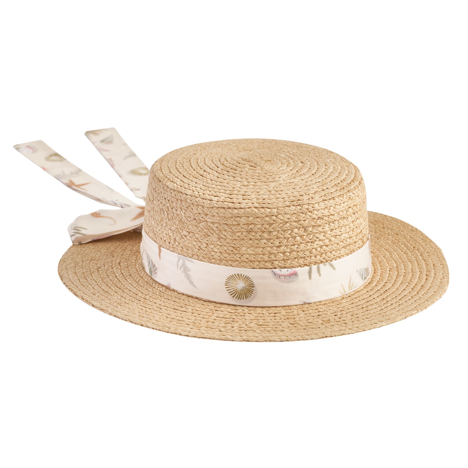 Women’s Neutrals Fable Whispering Sand Vintage Sand Raffia Hat Fable England