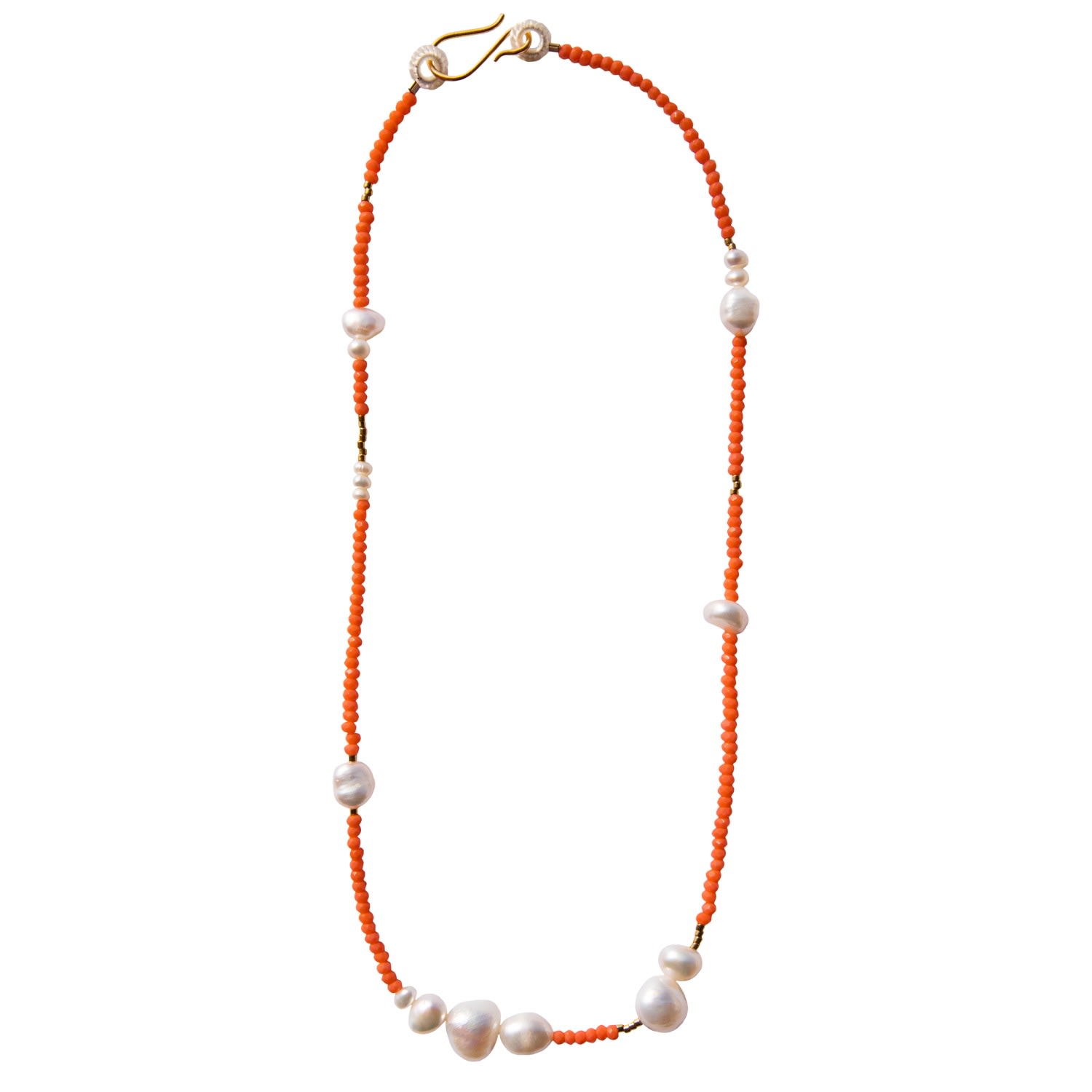 Women’s Grey Neno Necklace Pebble and Loop