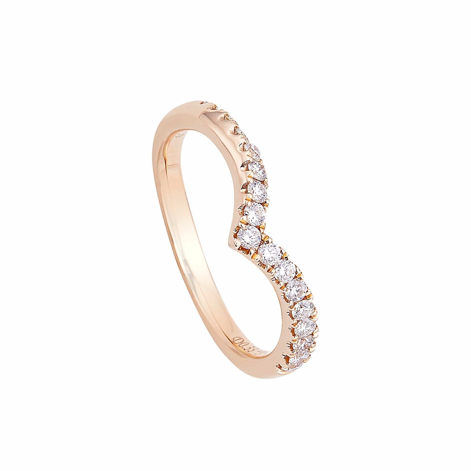 Sarah Ho - SHO - Vita Diamond Set Spiral Stacking Ring Sarah Ho - SHO - Vita Diamond Set Spiral Stacking Ring