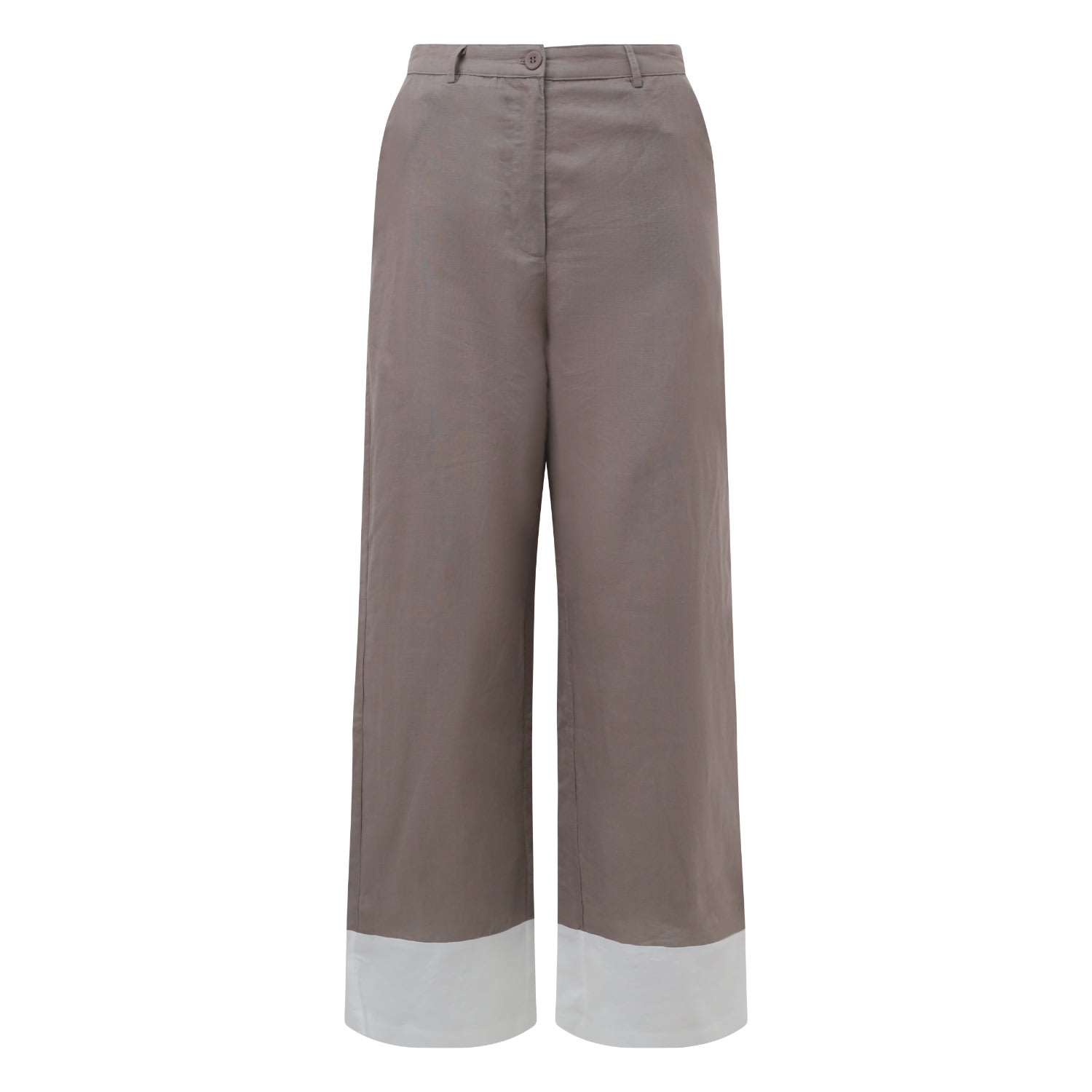 Women’s Grey Linen Trousers Small Balou