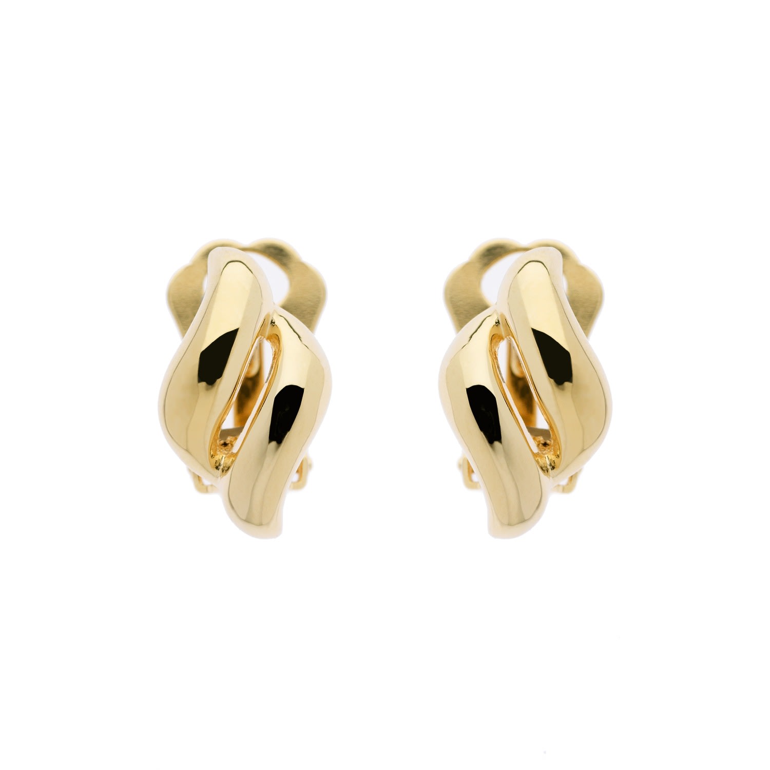 Women’s Gold Diamond Shape Clip On Earrings Emma Holland Jewellery