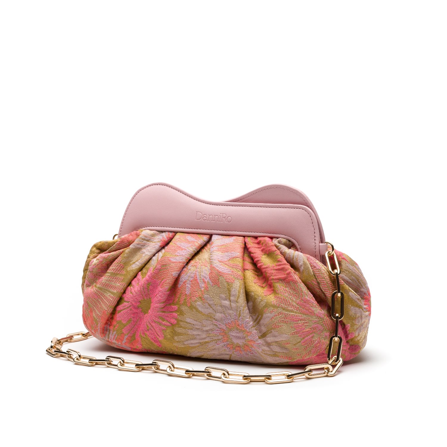 Women’s Pink / Purple Lisbon Baby Clutch - Jacquard Rosa Danni Ro